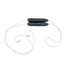 Ovar 2-pin 4-core Silver Bluetooth 5.4 Cable with Mic   Remote