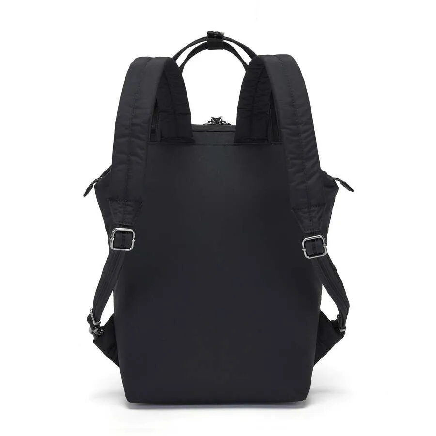 Pacsafe Citysafe CX Econyl Anti-Theft Mini Bag Backpack in Black