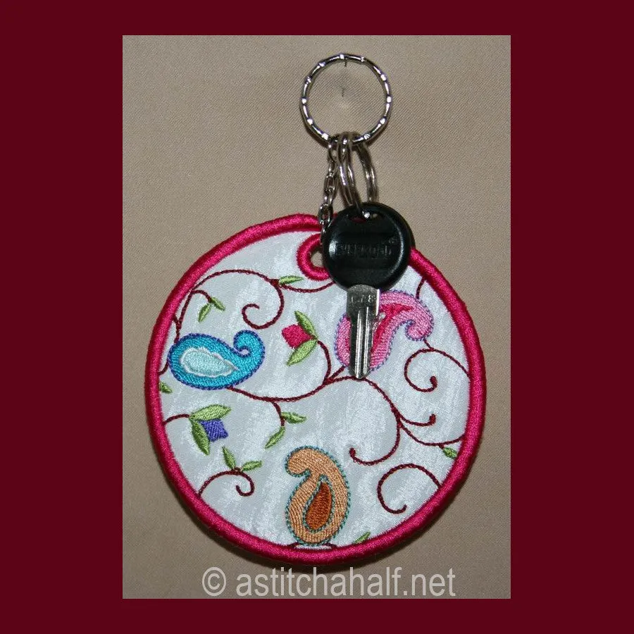 Paisley Key Tags