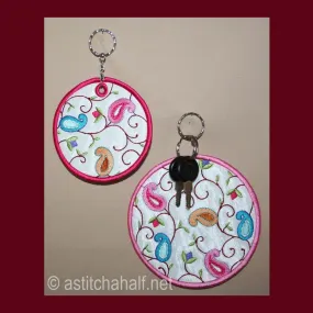 Paisley Key Tags