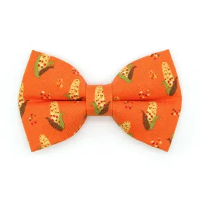 Pet Bow Tie - "Corn Maze" - Fall Harvest Cat Bow / Thanksgiving / For Cats   Small Dogs (One Size)
