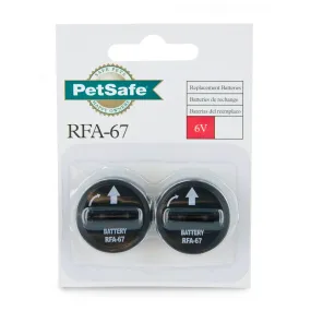 PetSafe 6 Volt Lithium Battery RFA-67 - 2 Pack