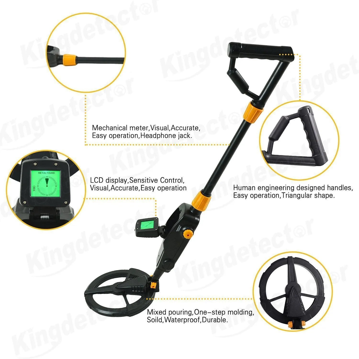 Pro Detector MD-1008A Advanced Kid&#39;s Gold Finder Treasure Hunter Metal Detector