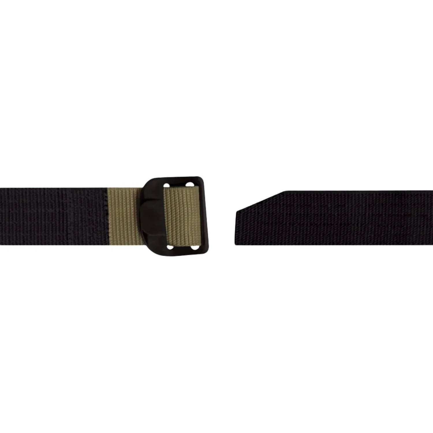 Reversible Airport Friendly Riggers Belt - Black / Coyote