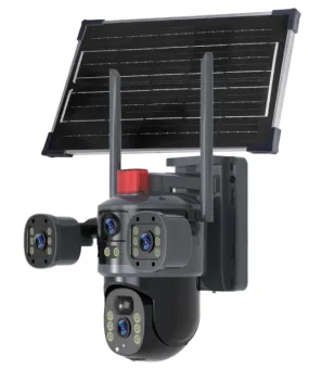 SC1 EUR Market Solar-4G EU-4G Surveillance Camara 3MP 3MP Wifi IP66 Camera Night Vision 360° Eseecloud APP Two Way Audio Wifi Outdoor Security Cameras