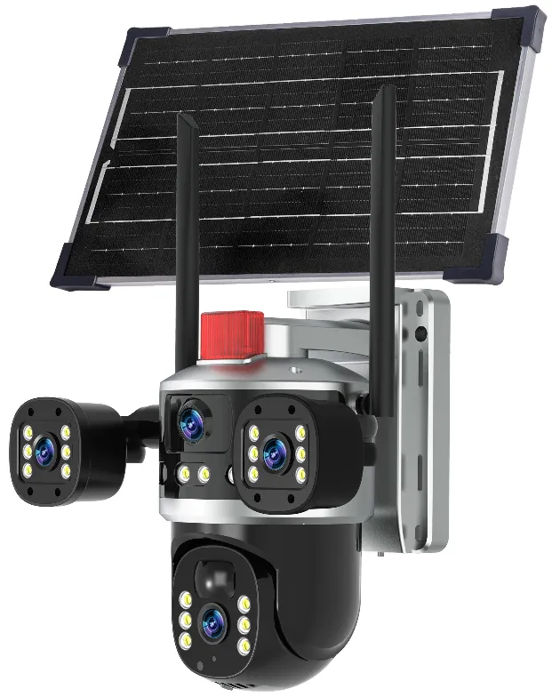 SC1 USA Market Solar-4G AM-4G Surveillance Camara 3MP 3MP Wifi IP66 Camera Night Vision 360° Eseecloud APP Two Way Audio Wifi Outdoor Security Cameras