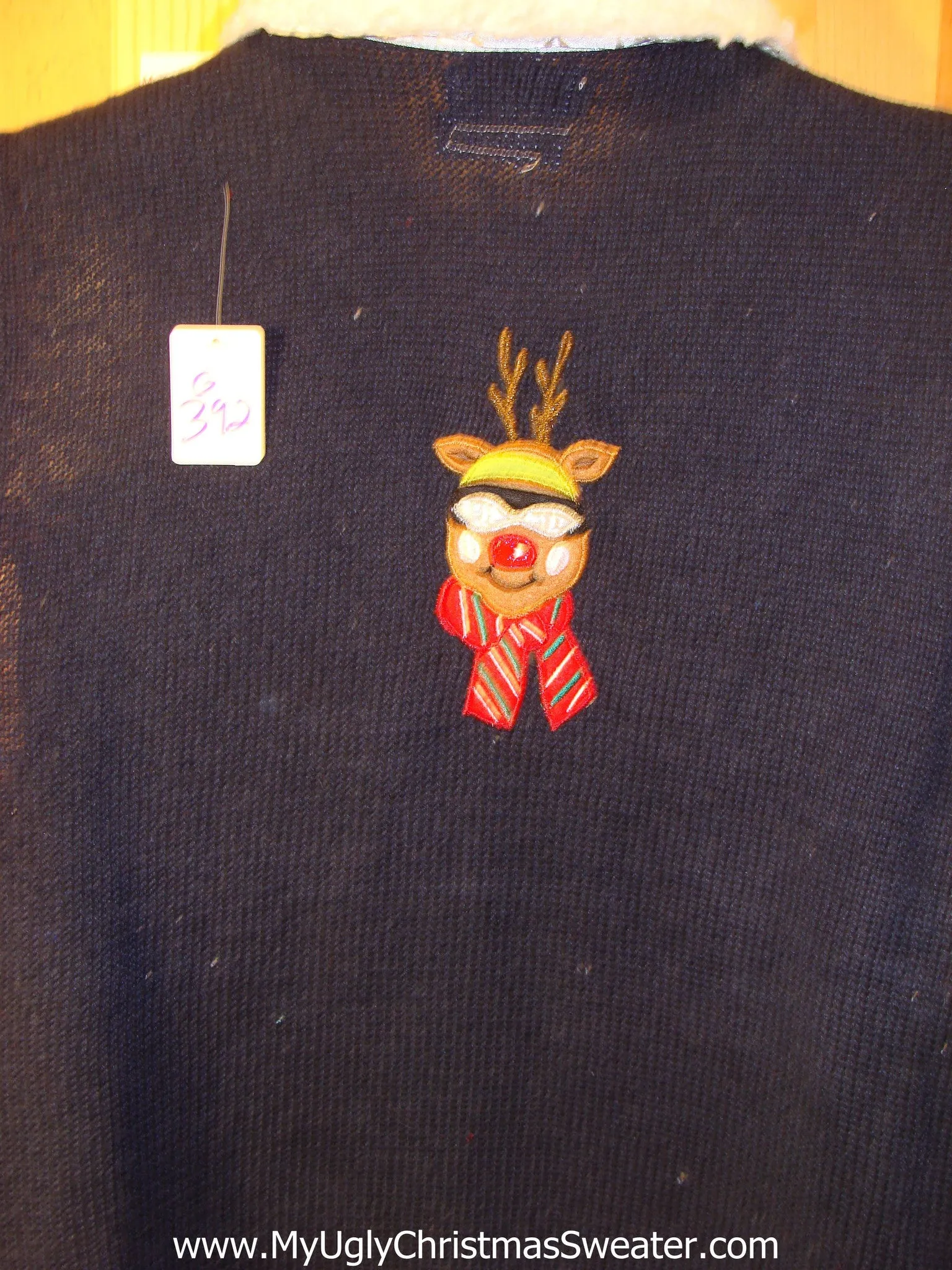 Ski Bears Tacky Christmas Sweater Vest with Lights