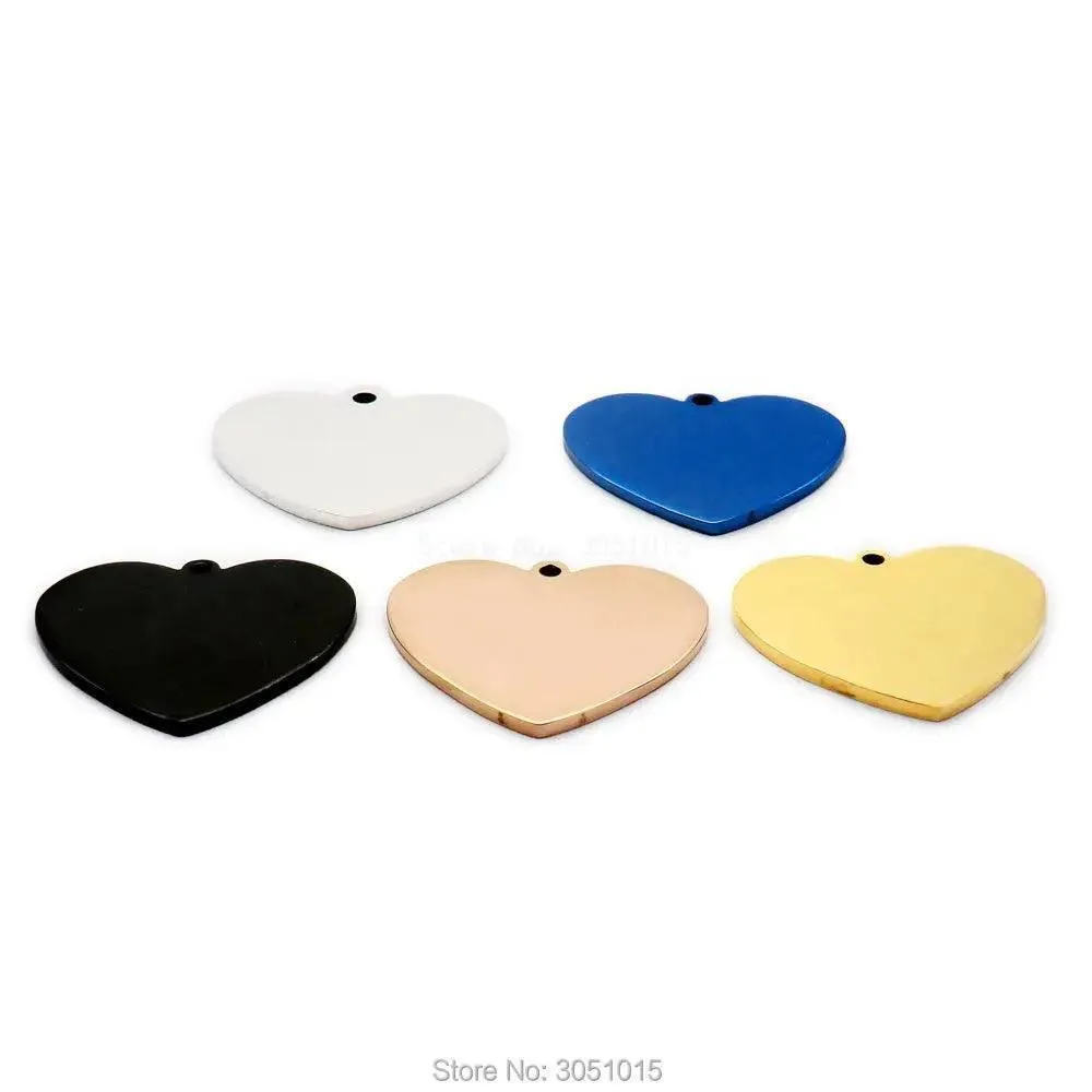 Stainless Steel Pet ID Tags: Personalized Safety & Style, 20 Pack