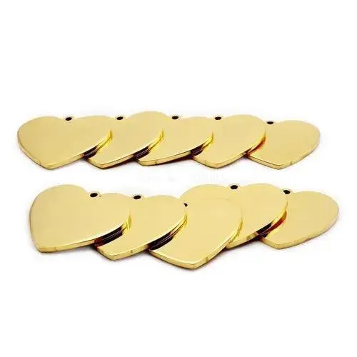 Stainless Steel Pet ID Tags: Personalized Safety & Style, 20 Pack