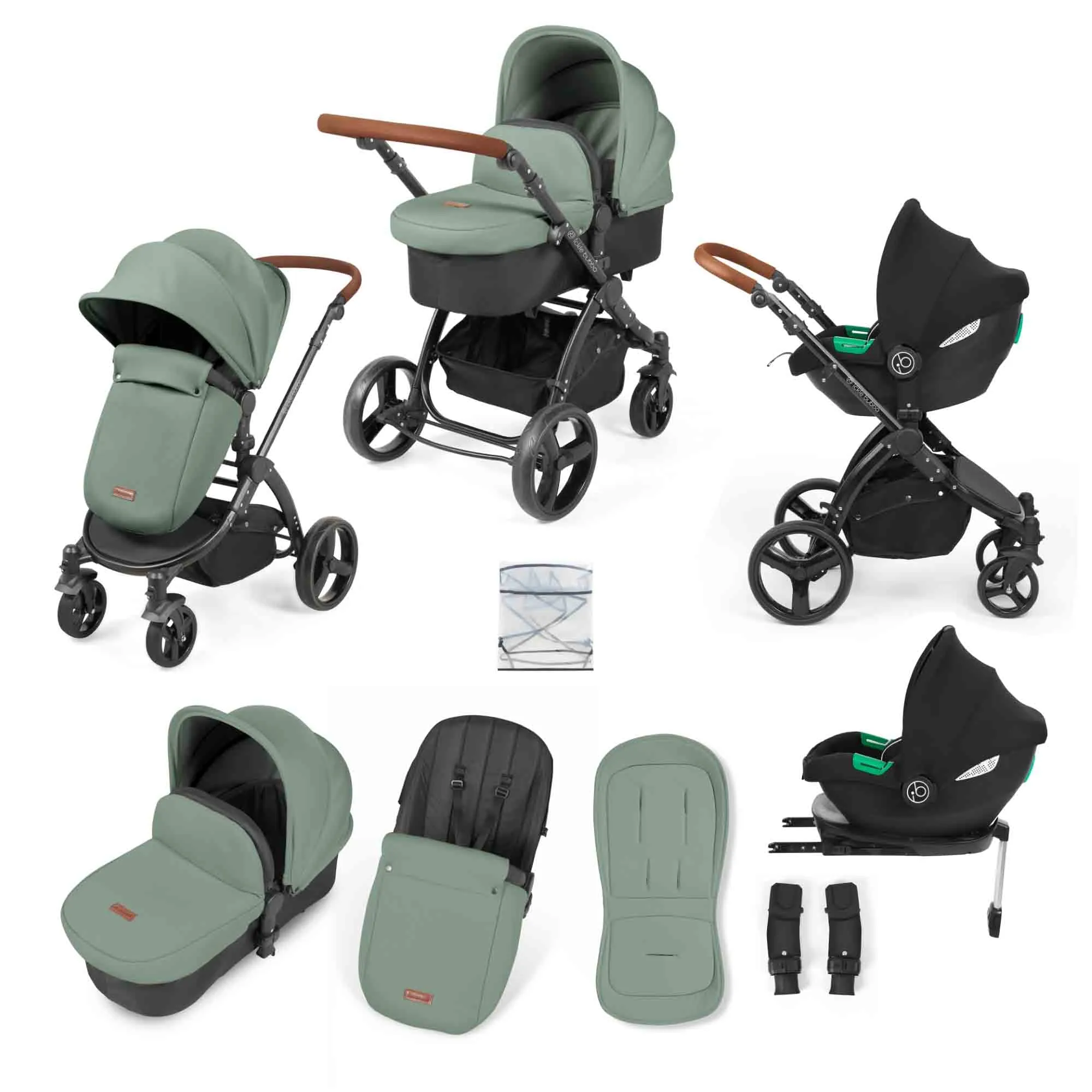 Stomp Urban 3 in 1 i-Size Travel System with ISOFIX Base