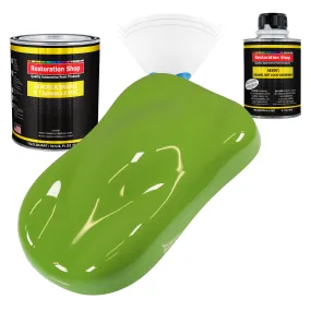 Sublime Green Acrylic Enamel Auto Paint - Complete Quart Paint Kit - Professional Single Stage Automotive Car Truck Coating, 8:1 Mix Ratio 2.8 VOC