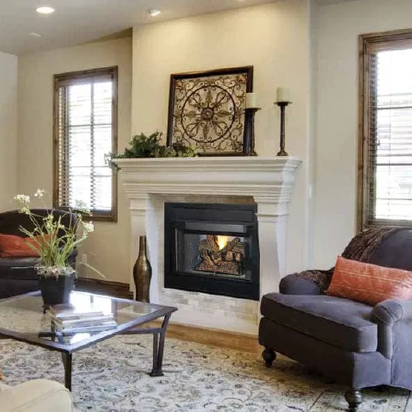 Superior 36" Traditional B-Vent Gas Fireplace BRT4536T