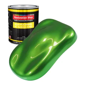 Synergy Green Metallic Acrylic Enamel Auto Paint - Gallon Paint Color Only - Professional Single Stage Automotive Car Truck Equipment Coating, 2.8 VOC