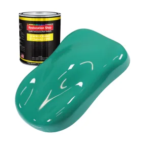 Tropical Turquoise Acrylic Enamel Auto Paint (Quart Paint Color Only) Professional Single Stage Gloss Automotive Car Truck Equipment Coating, 2.8 VOC