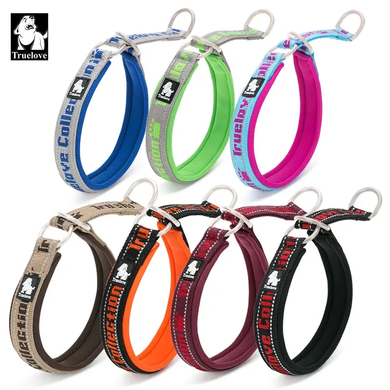 Truelove Adjustable Reflective Nylon Pet Collar with Neoprene Padding for Dogs and Cats - Model TLC5371