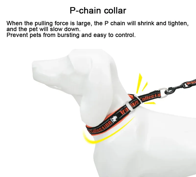 Truelove Adjustable Reflective Nylon Pet Collar with Neoprene Padding for Dogs and Cats - Model TLC5371