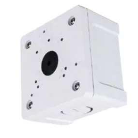 Turing Video EBJBAB Square Junction Box for EDGE  Bullet Cameras, White