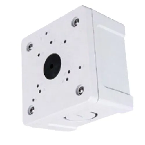 Turing Video EBJBAB Square Junction Box for EDGE  Bullet Cameras, White