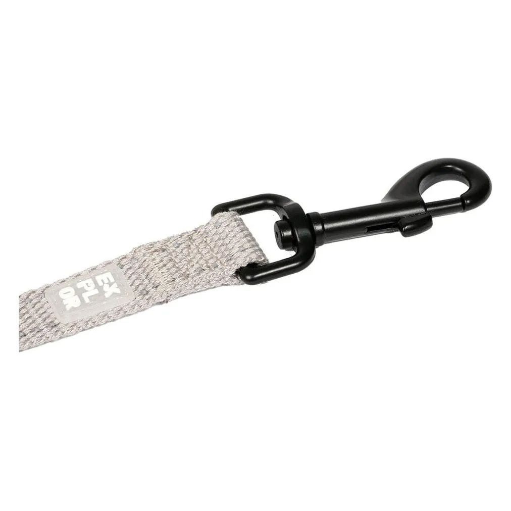 Ultimate fit small dog leash 160cm - 12mm grey