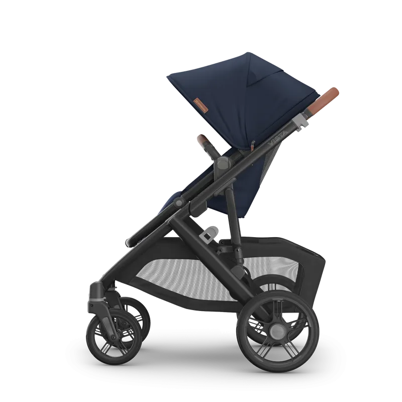 UPPAbaby Vista V3 Stroller - Noa (Navy / Carbon Frame / Saddle Leather)