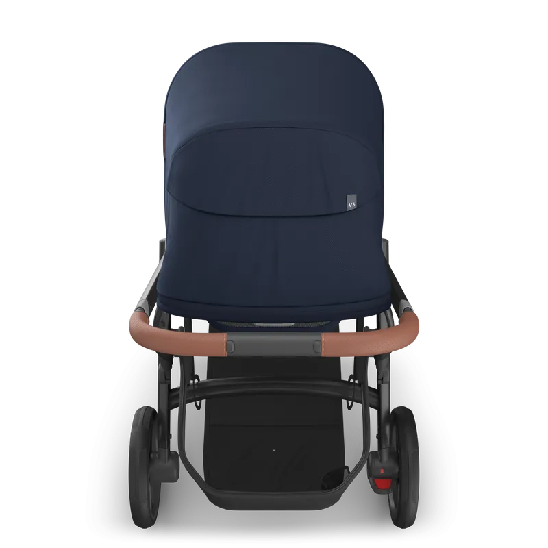 UPPAbaby Vista V3 Stroller - Noa (Navy / Carbon Frame / Saddle Leather)