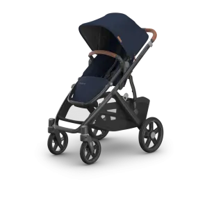 UPPAbaby Vista V3 Stroller - Noa (Navy / Carbon Frame / Saddle Leather)