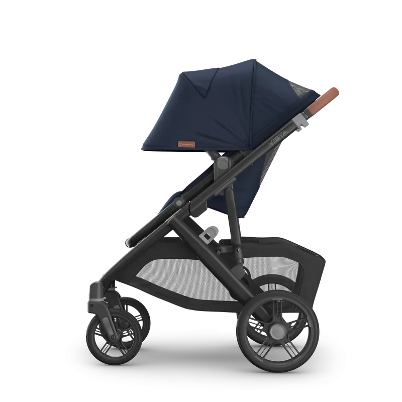 UPPAbaby Vista V3 Stroller - Noa (Navy / Carbon Frame / Saddle Leather)