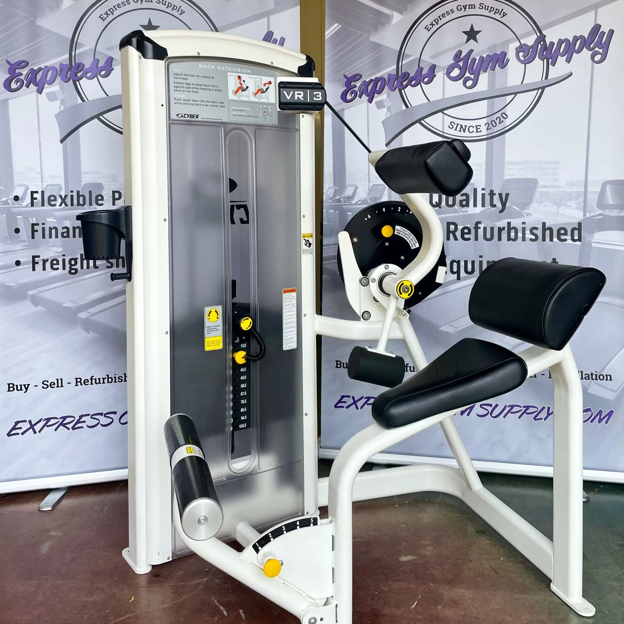 Used Cybex VR3 Back Extension