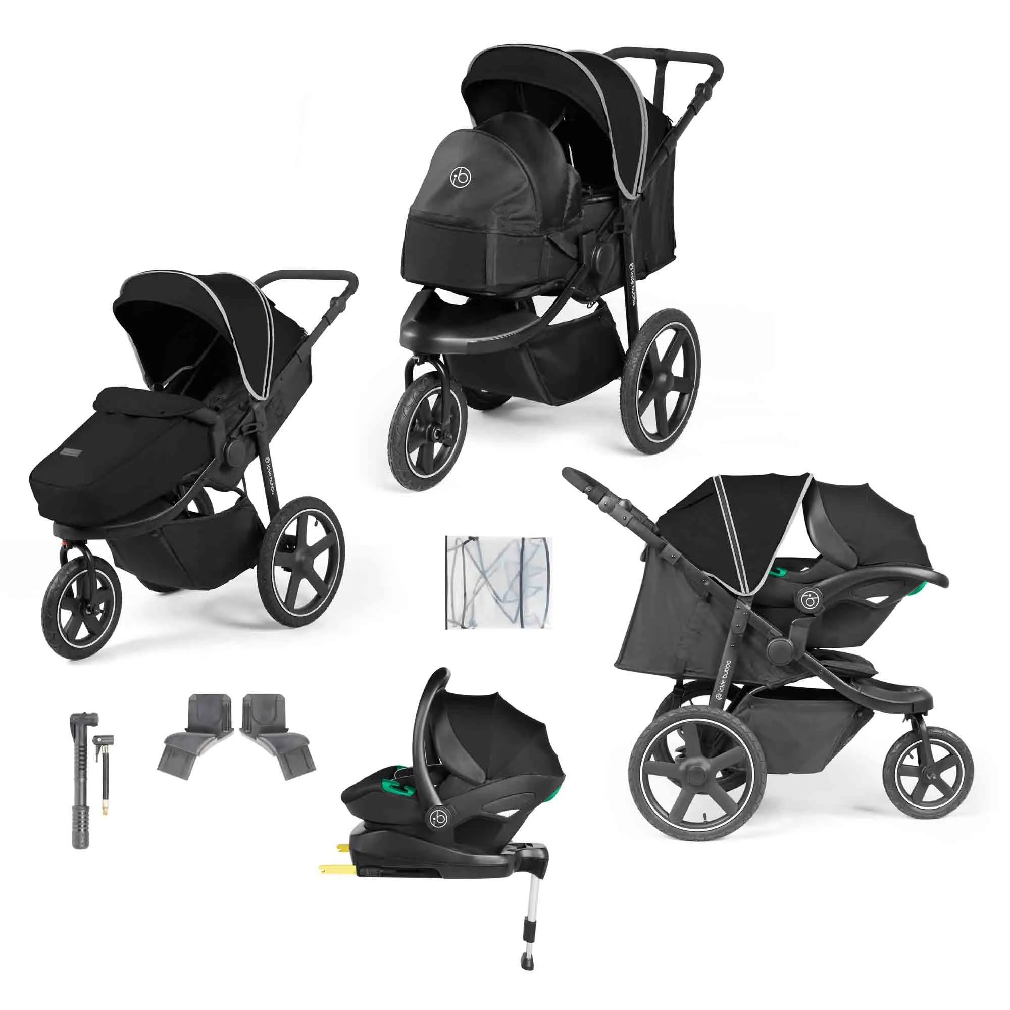 Venus Prime Jogger i-Size Travel System & ISOFIX Base