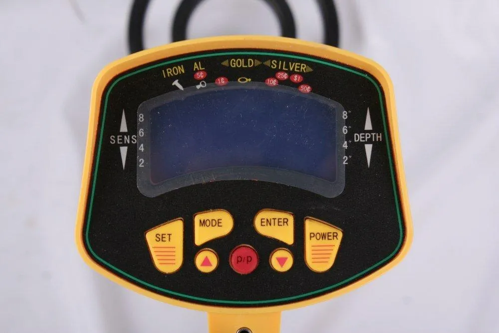 VEVOR MD-3010II Metal Detector Waterproof Deep Sensitive Search with LCD Display Hunter Gold Digger 8&quot;