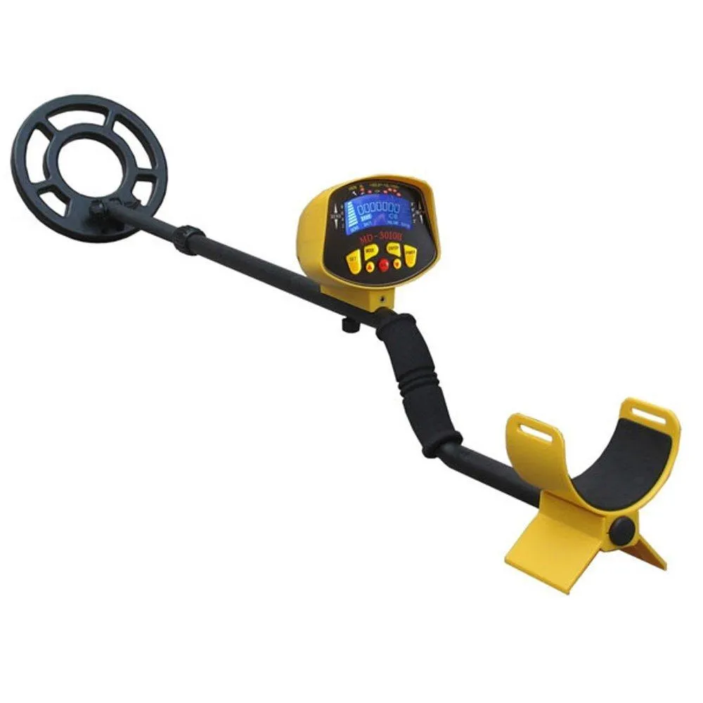 VEVOR MD-3010II Metal Detector Waterproof Deep Sensitive Search with LCD Display Hunter Gold Digger 8&quot;