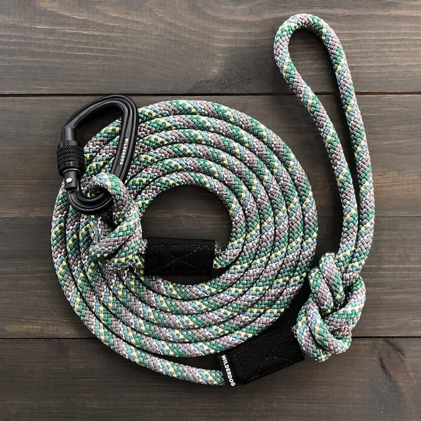 Wilderdog Big Carabiner Reflective Rope Leash - 5ft
