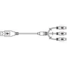 XP Deus and ORX Cable USB 3 mini B for simultaneously charging the headphone, remote and search coil